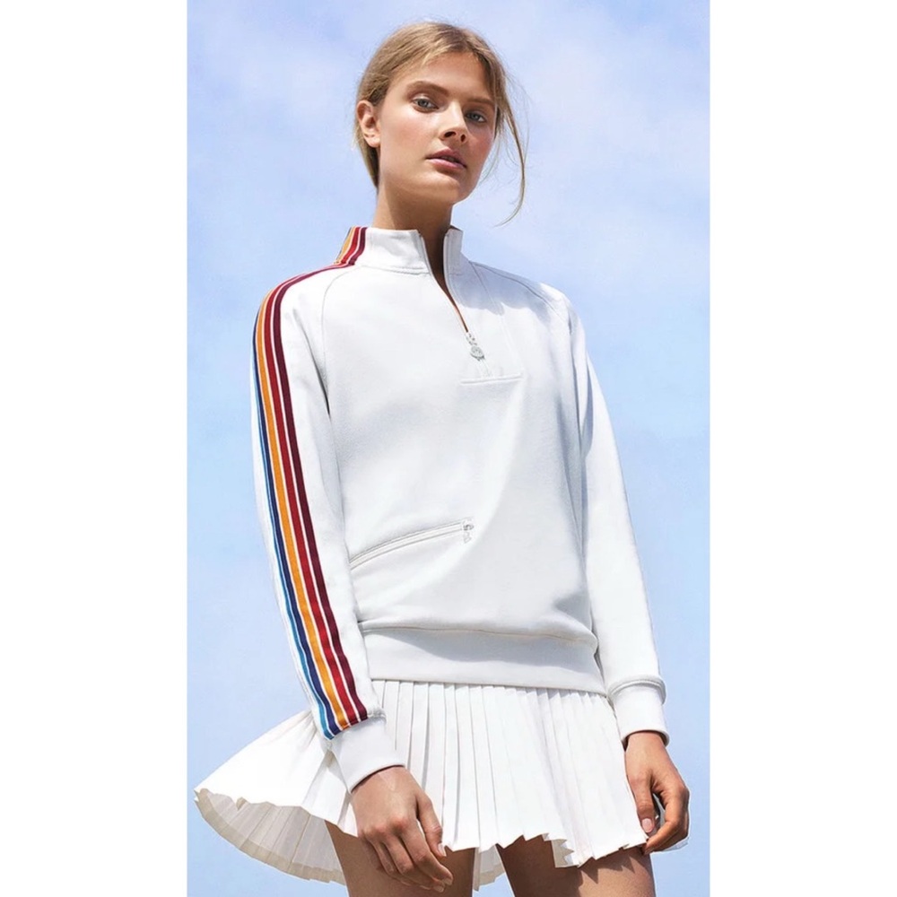 Tory Sport Multicolor Quarter-Zip Pullover